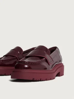 Outlet SCHOOL WIJN LOAFER Flat Shoe
